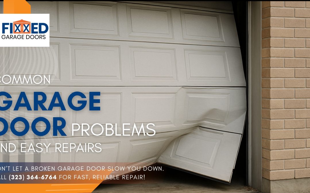 Common Garage Door Problems and a Quick Repair Guide