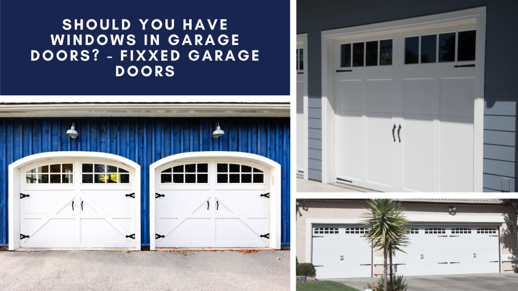 Garage Doors with Windows Pros and Cons