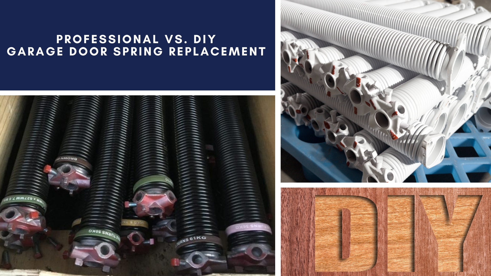 Professional vs. DIY Garage Door Spring Replacement