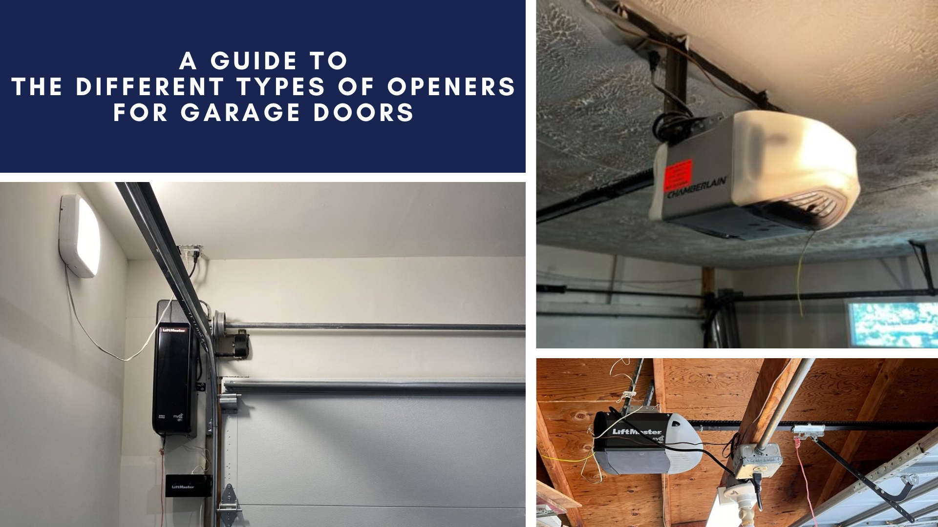 A Guide to the Different Types of Openers for Garage Doors