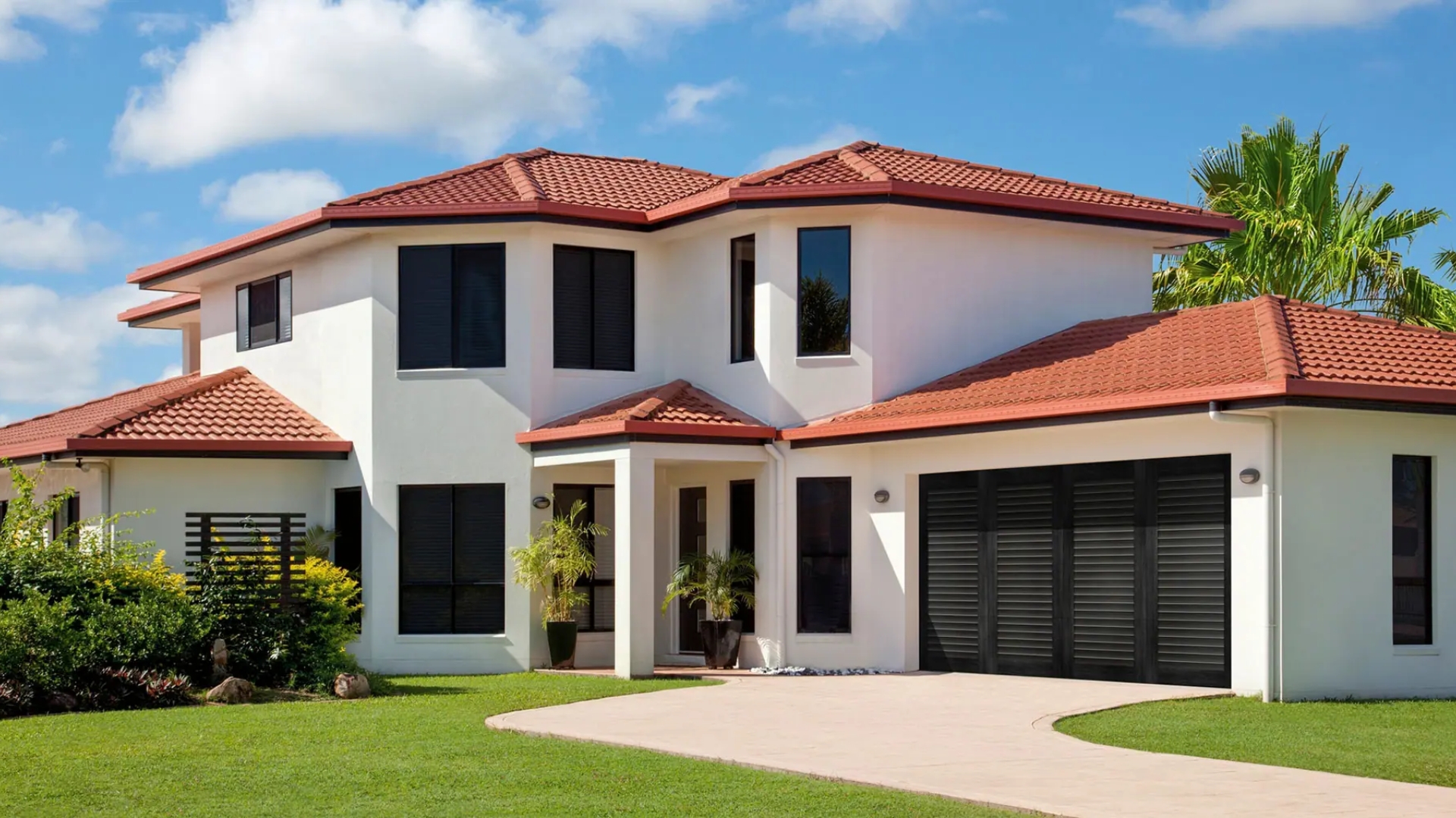 new garage door A home with a hurricane-rated garage door installed