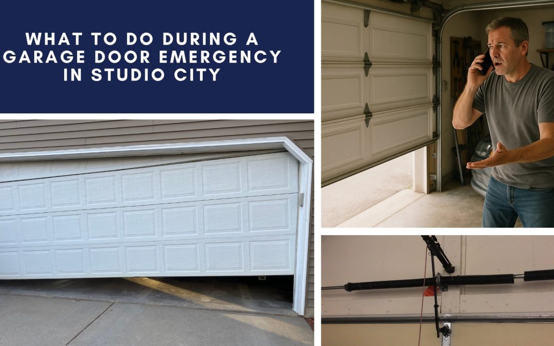 Homeowner's guide for handling garage door emergencies in Studio City